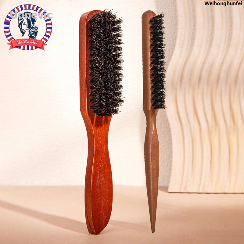 Difutagui Hair quality scalp press electric - suitable for all reducing 2025 New 2025 frizz and static brush - 2 piece premium wooden brush set