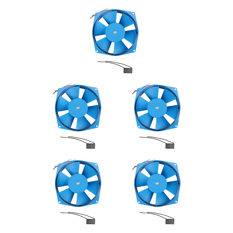 5X 200FZY2-D Single Flange AC220V 65W Fan Axial Flow Fan Fan Electric Box Cooling Fan Wind Direction Adjustable