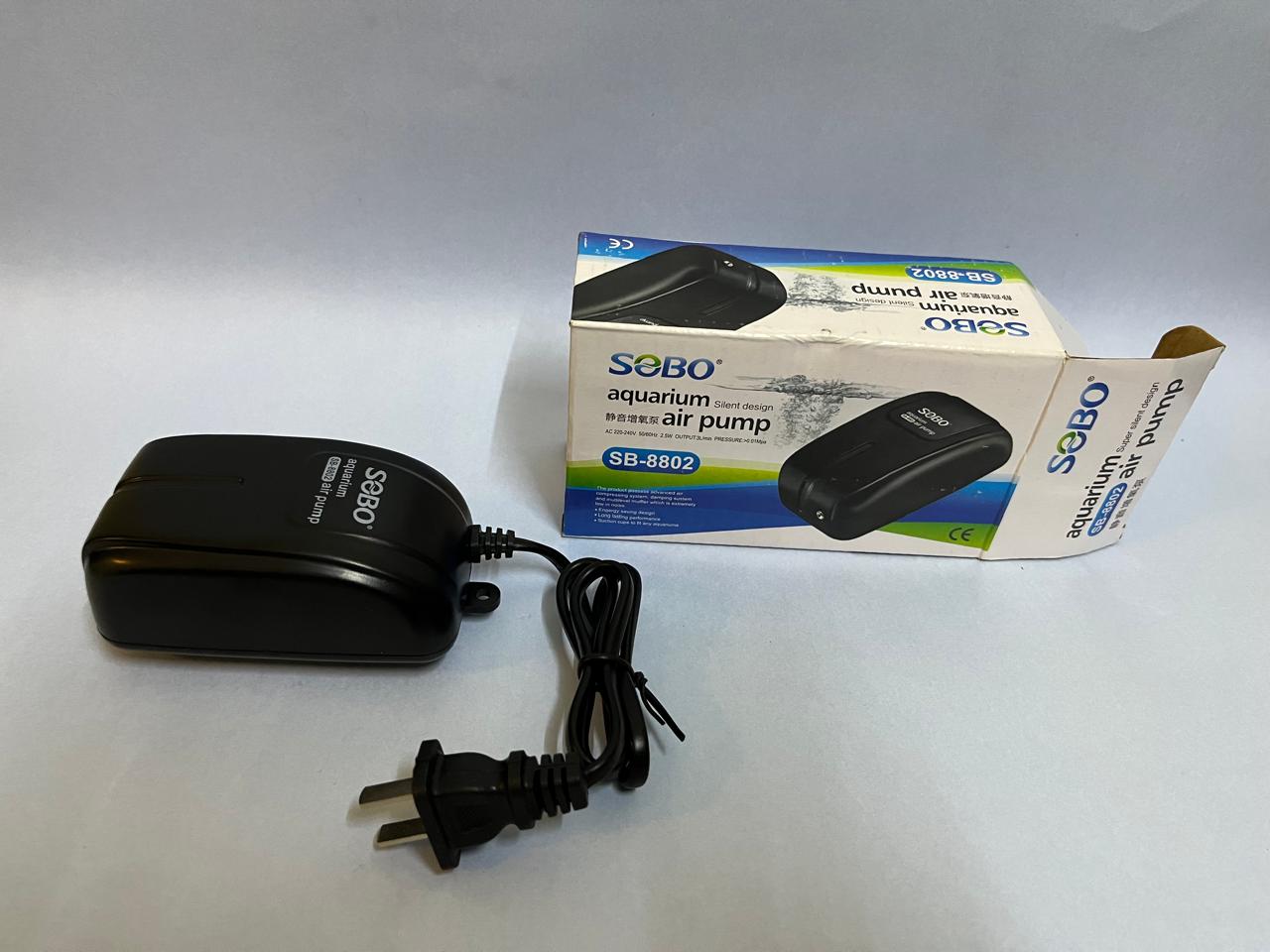 SOBO Aquarium Silent Design Air Pump SB-8802