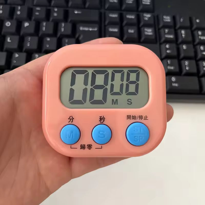Big Screen Electronic Timer Large LCD Digital Kitchen Cooking Timer Count Down Up Clock Loud Alarm Magnetic