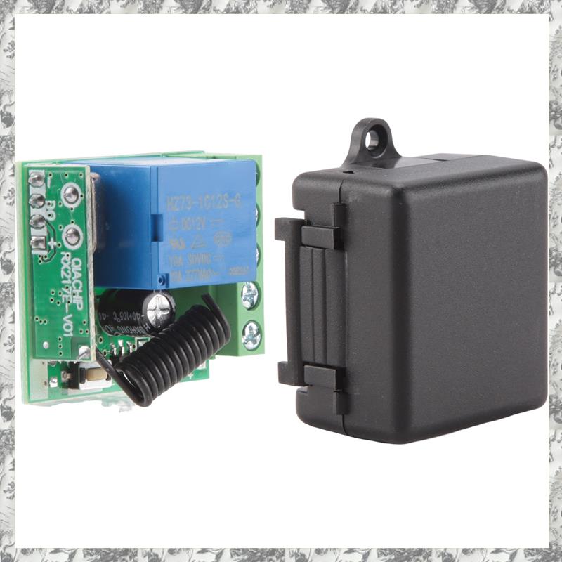 CGearuppt DC 12V 1CH 433MHz Universal Wireless Remote Control Switch RF Relay Receiver 433 MHz Transmitter Button Module Diy Kit