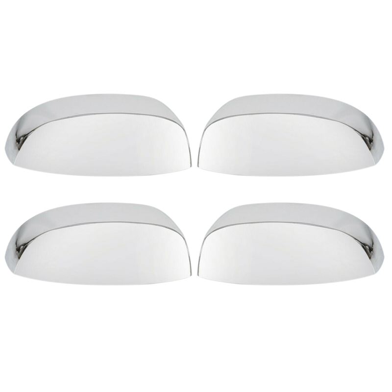 OYPFXMI 2X Chrome Side Rear View Upper Mirror Caps for Truck 2007-2013