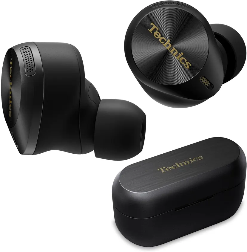 Technics AZ80 True Wireless Noise-canceling Earbuds - Black