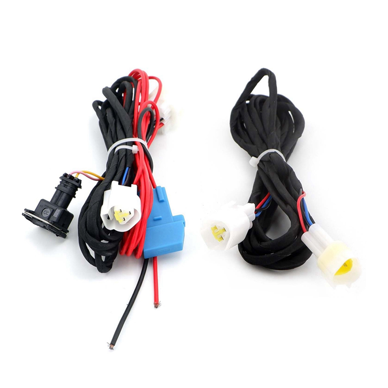 (GGBR) 12V / 24V Air Heater Wiring Harness Power Supply Wire Adapter + Control Panel Extension Cable for Car