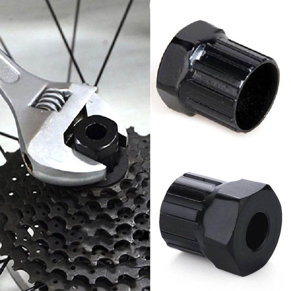 Carbon Steel Durable Crank Wheel Extractor Bicycle Cassette Bicycle Repair Tool Bike Rear Cassette Freewheel Socket Cassette Removal Tool Cog Remover