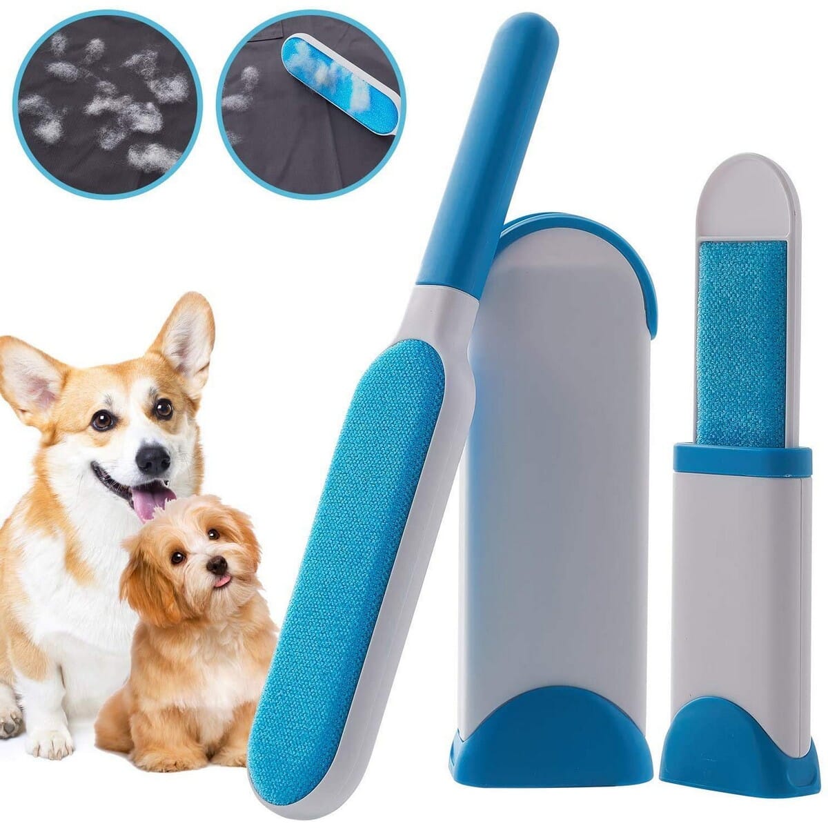 Double-Sided Self-Cleaning and Reusable Lint Remover Pet Hair Dust for Clothing and Furniture