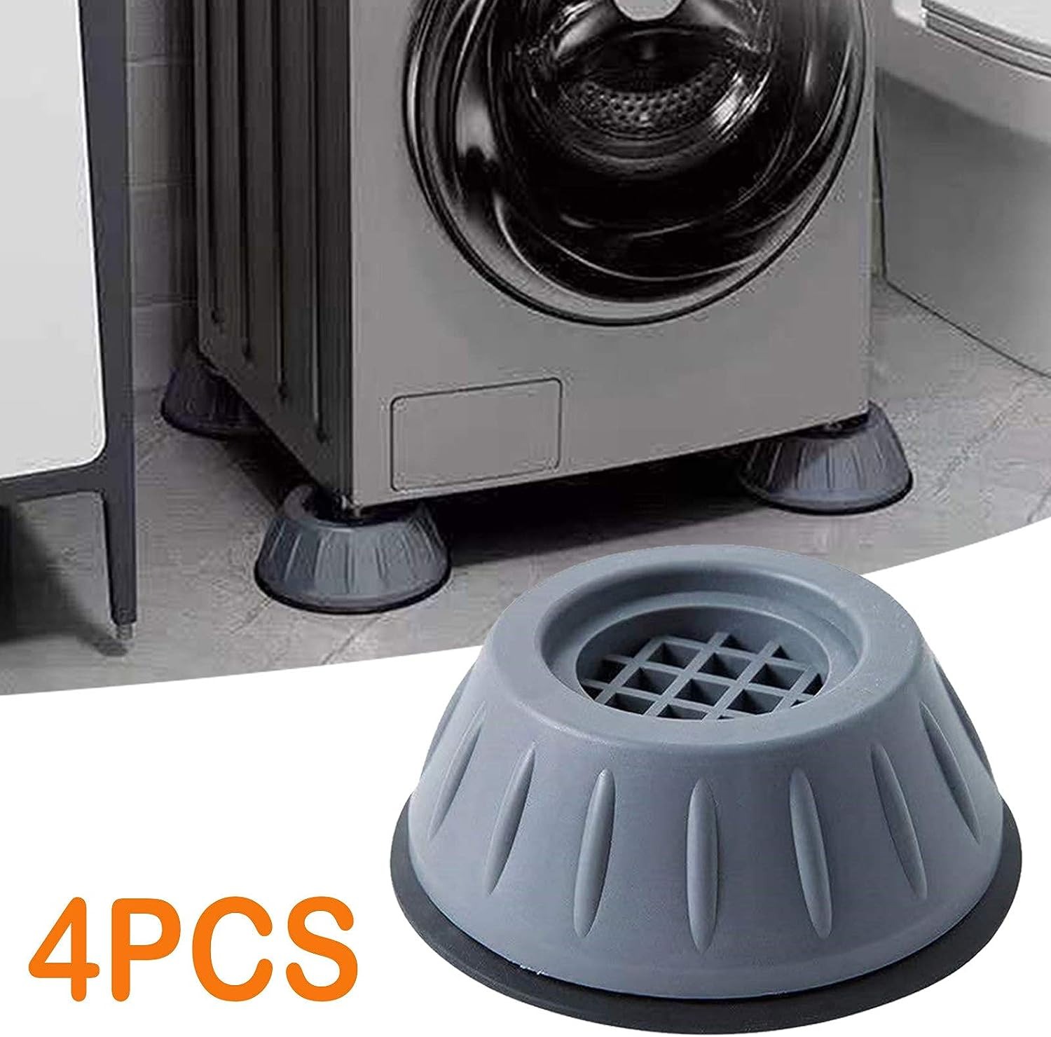 4Pcs/Set Anti Vibration Feet Pads Washing Machine Rubber Mat Dryer Fixed Non-Slip Pad