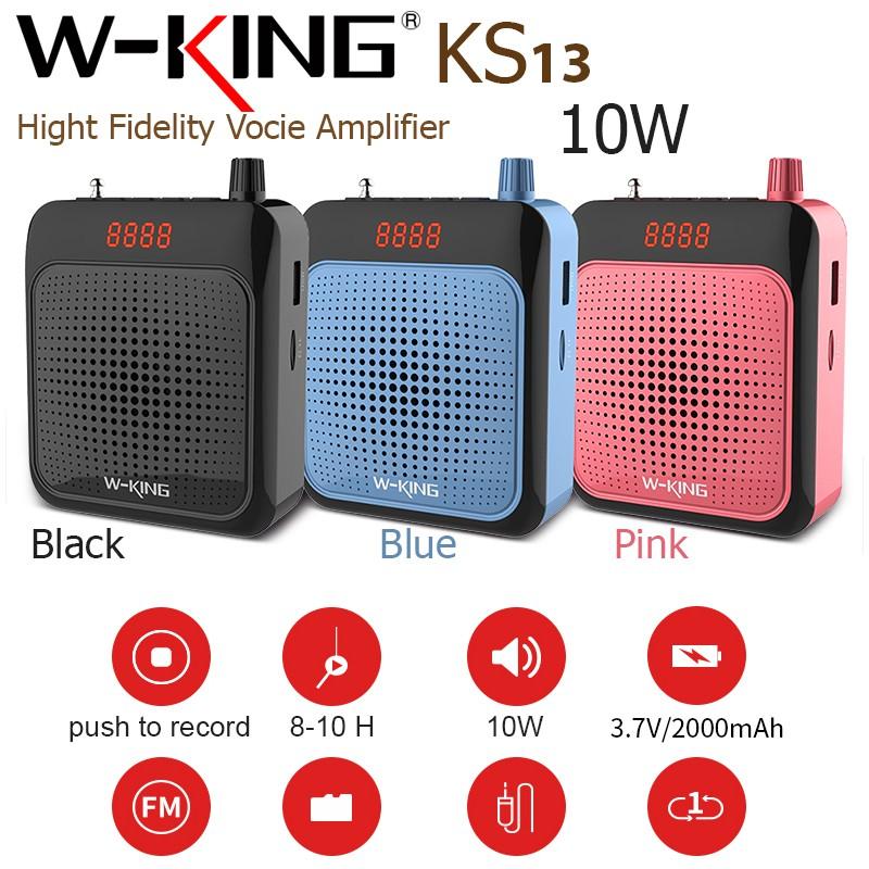 W-King Ks13 Wireless Speaker And Mike