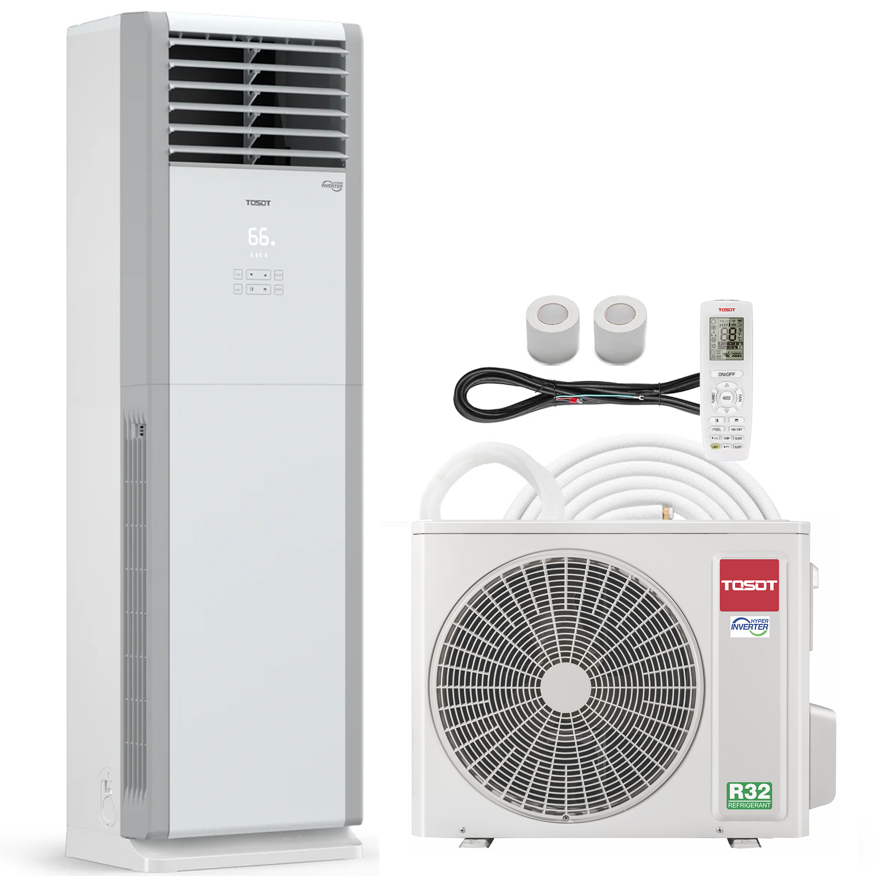 TOSOT Floor Standing 2.0 Ton Hyper Inverter AC