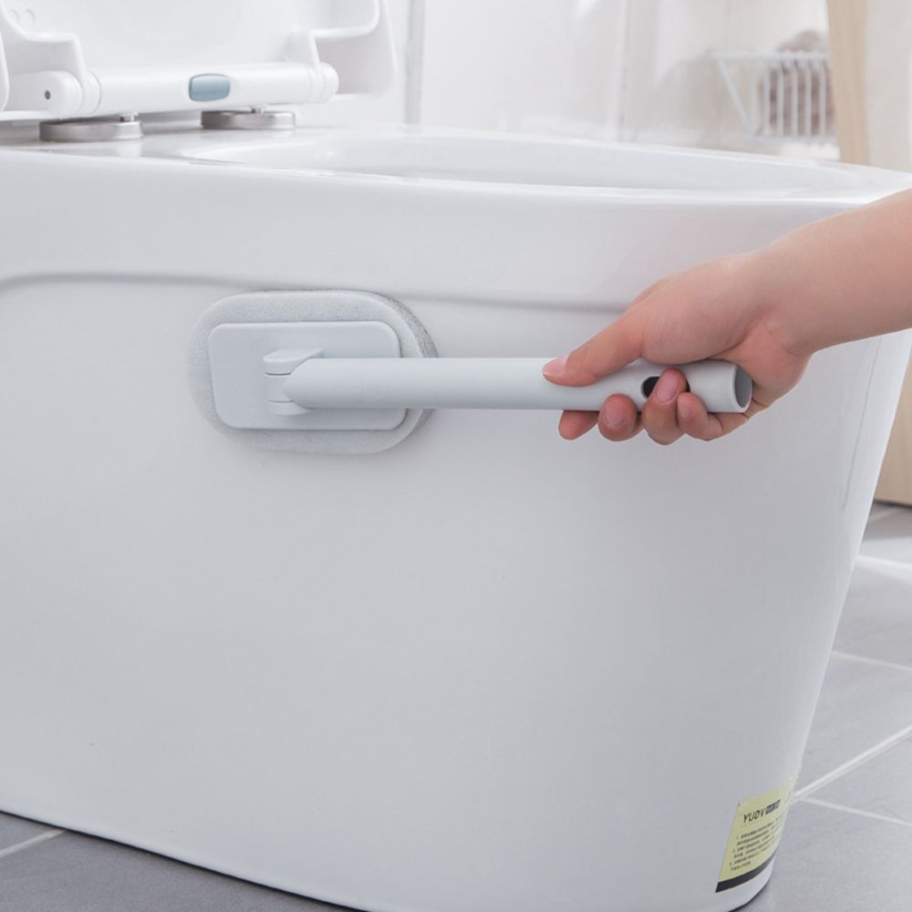 Rotatable Durable Remove Dirt Easy to Clean Toilet Hang Storage Bathroom Floor Brush Mop Sponge Brush Cleaning Brush