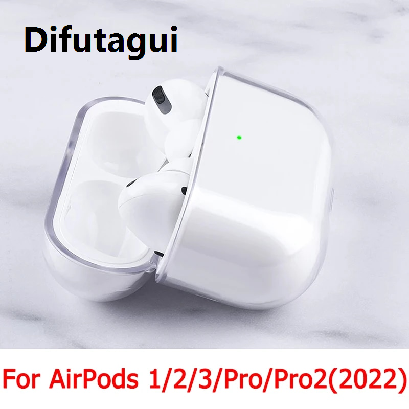 Difutagui 2025 New Cute Solid Color Earphone Case For AirPods Pro 3 2 1 Cases Hard PC Luxury Matte Texture Protective Cover for airpod case