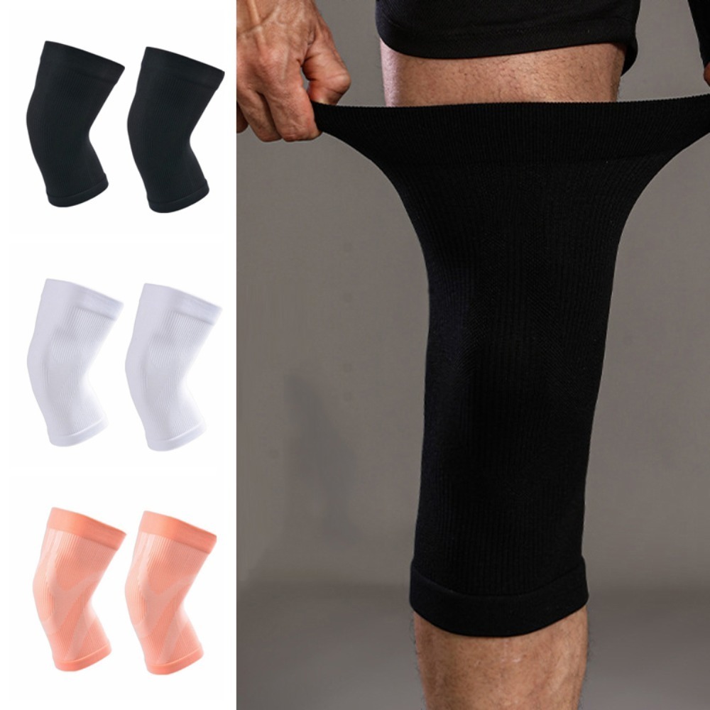 Pair Sports Protective Equipment High Elastic Sport Knee Pads Breathable Elbow Support Knee Braces Compression Non Slip Cycling Knee Support Yoga