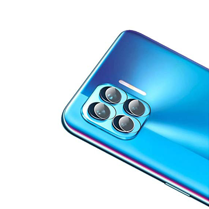For Oppo F17 Pro 0.2mm 9H Round Edge Flash Cut Out Rear Camera Lens Tempered Glass