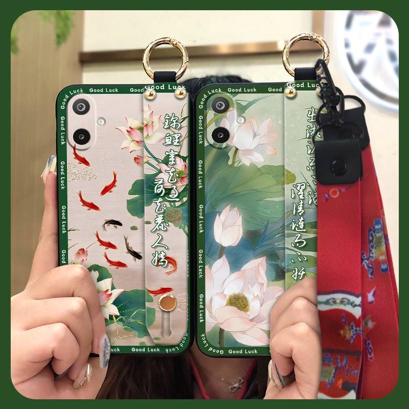 Ring Phone Holder Phone Case For Samsung Galaxy F06 5G/M06 5G/SM-E066B Waterproof Protective Silicone For Mom Kickstand