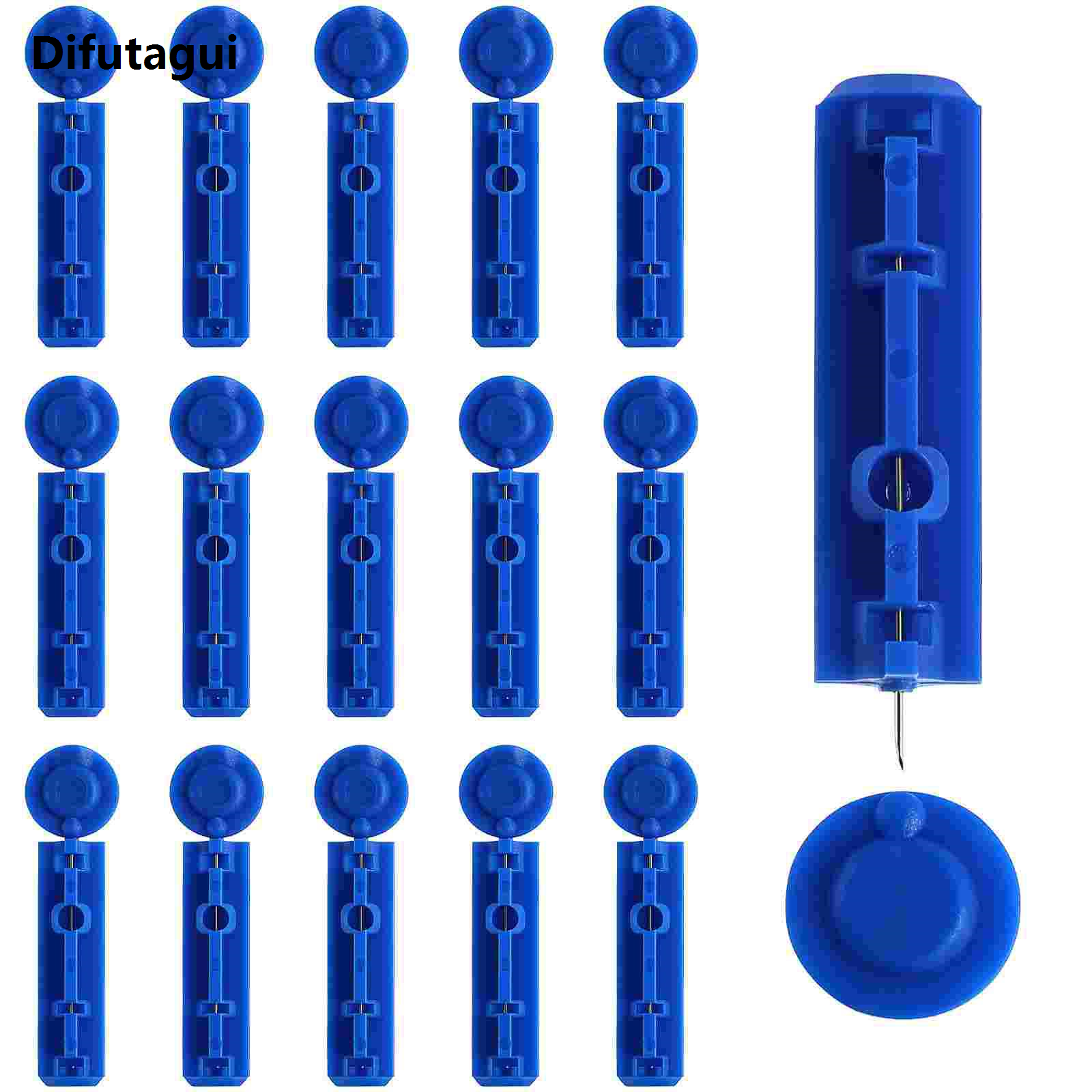Difutagui High Quality 200pcs Blood Collection Needle Lancing Device Sterile Lancets Safety Lancets Hospital Accessories Eyelid Tools Makeup Blood