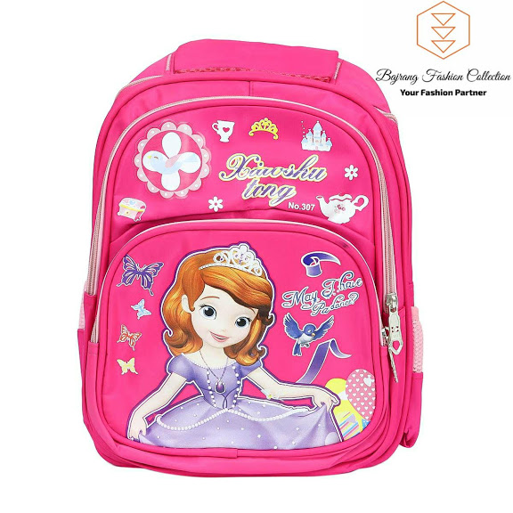 Schoolbag Children Backpack Hard Shell Backpack Cartoon Lovely Sofia Shoulder Bag Kids Cute Bags By Bajrang