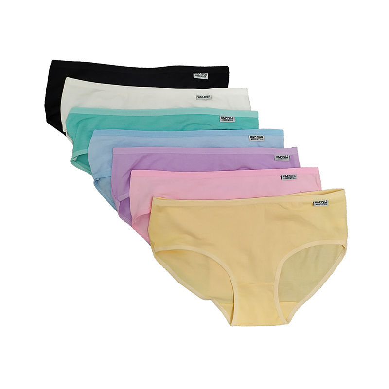 NEW Panties Ladies Lingerie Solid Color Girls Panties Ladies Panties Breathable and Soft 7 Piece Set Women's Cotton Panties Cute Hot Selling