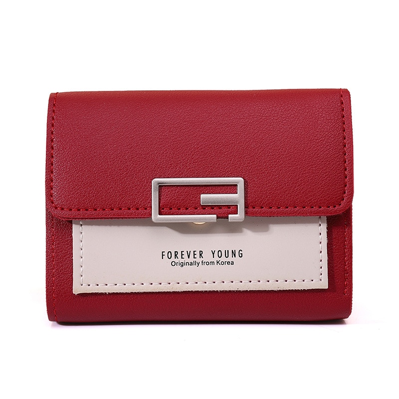 New Small Wallet Women's Short 2022 Korean Clutch Bag Tri-fold Card Bag Cute Mini Fashion Wallet Coin Purse Designer Wallet