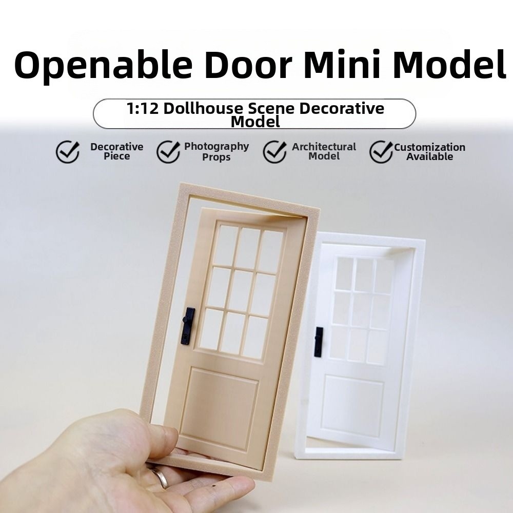 New Multistyles Fairy Cottage Door Wood/Plastic Mini Miniature Dollhouse Door The Elf's Fairy Door
