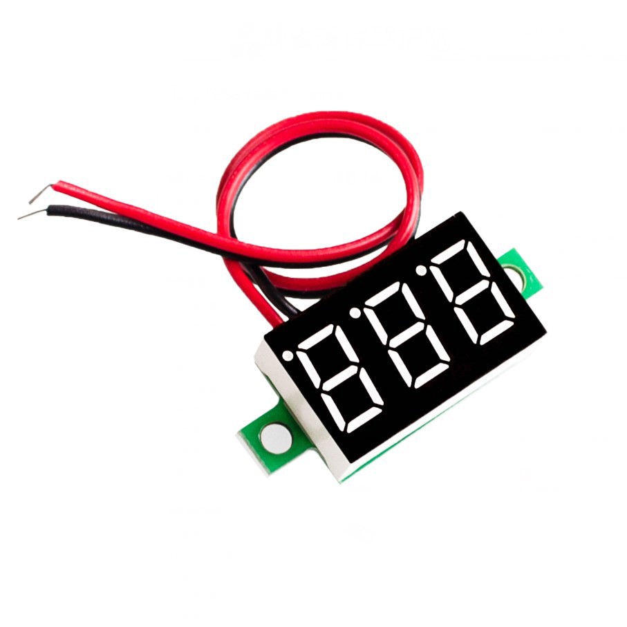 Line 2 surface board voltmeter shows green/red digital mini LED 30V-inch 0.280.36 DC 0 voltmeter blue/LED meter voltage 3