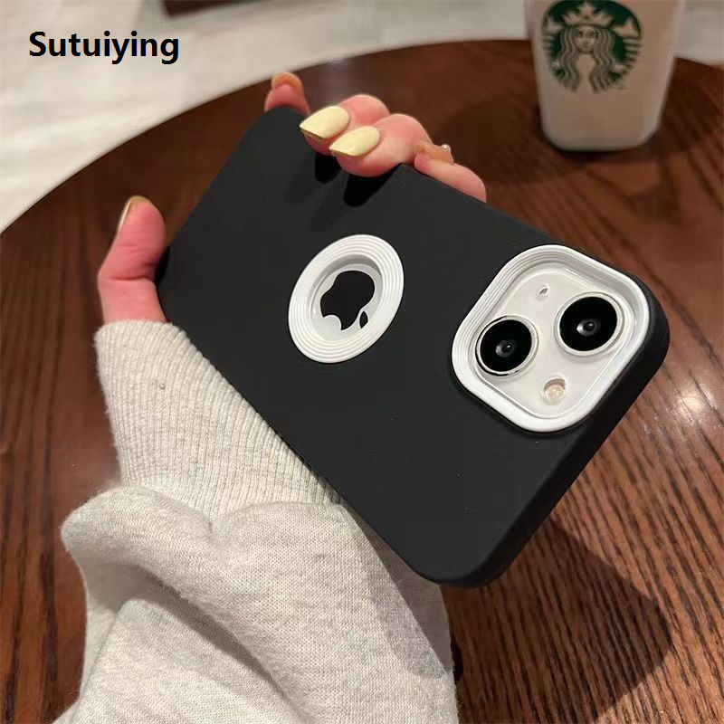 Sutuiying Double Metal Ring Stand Matte Magnetic Case for Magsafe iPhone 15 Luxury 14 13 12 Pro Max 15PRO I15 with Lens Protector Macsafe Cover