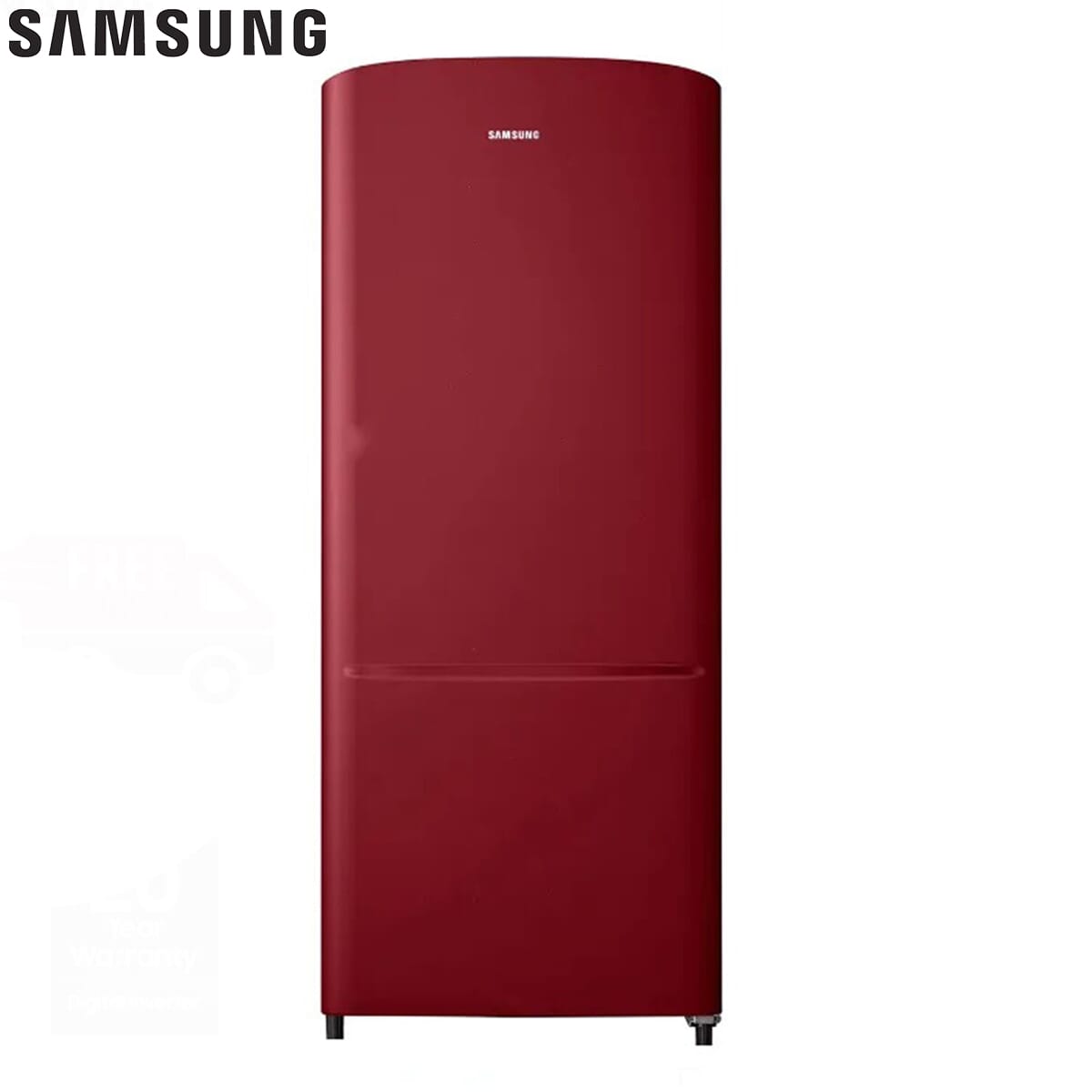 Samsung RR20C20C2RH/IM 192 Litres Direct Cool Single Door Refrigerator Scarlet Red