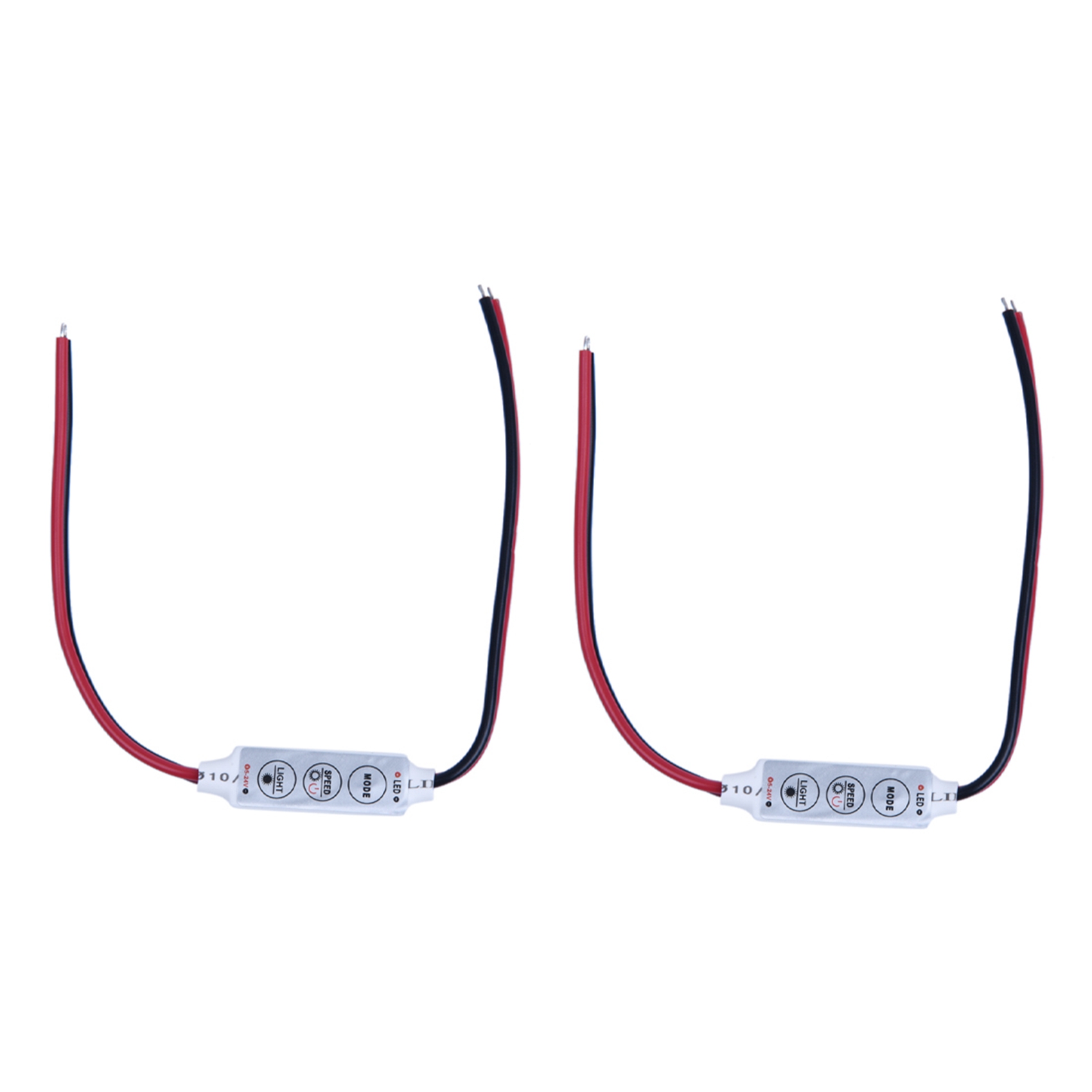 FORIDE 2X Mini 3 Keys Controller Dimmer for 3528 5050 LED Single Color Strip Light DC 12V 144W