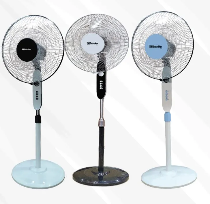 Electromax 805 High-Speed Stand Fan - 5-Blade Oscillating Fan with 1-Year Warranty (No Timer)