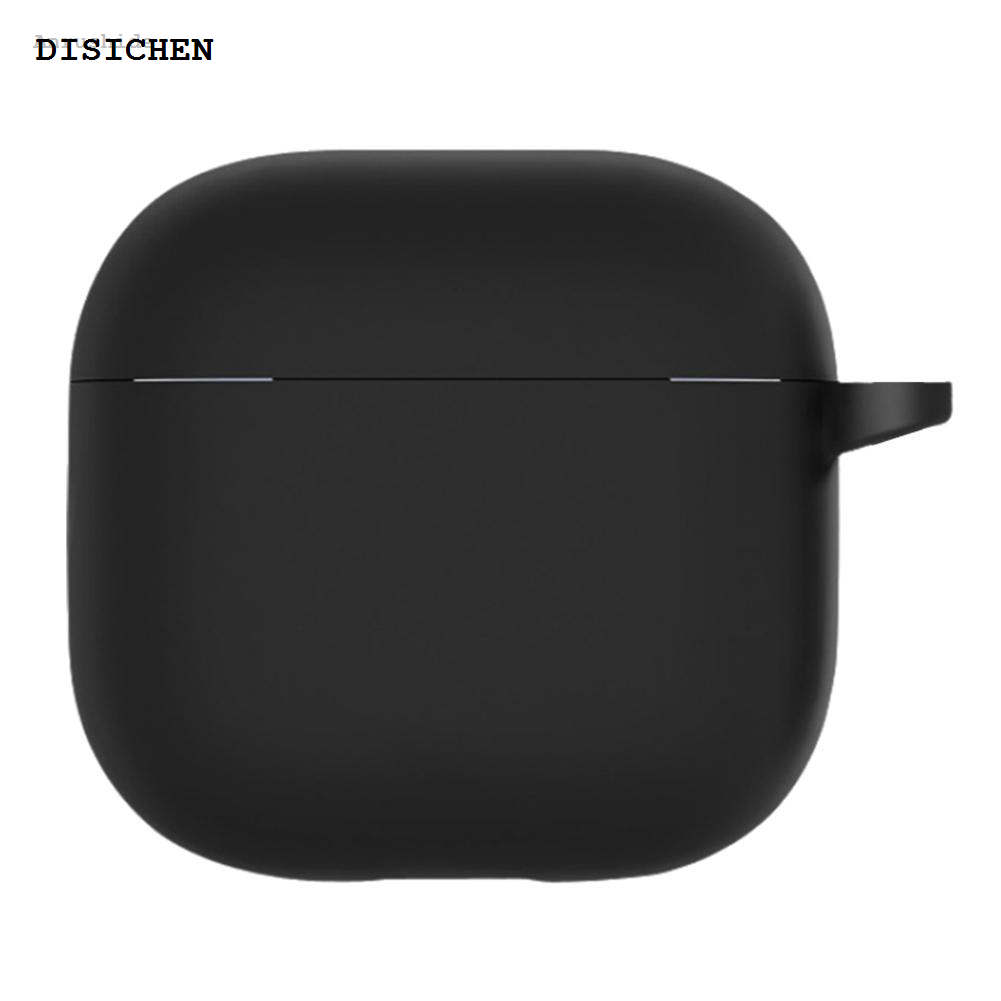 DISICHEN Portable Anrushide For Airpods 4 Protective Case Solid Color Soft Silicone Protective Luxury Case Anti-drop Dust protection Wireless Earphone Case Cover