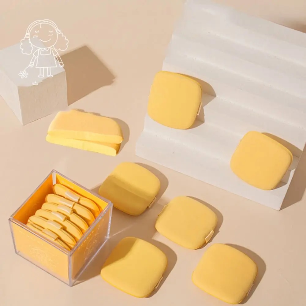 New models on sale 【HUT】 Wet Dual-Use Concealer Makeup Blendiful Puffs Cosmetic Puff Air Cushion Puff Foundation Powder Puff Makeup Sponge Puff