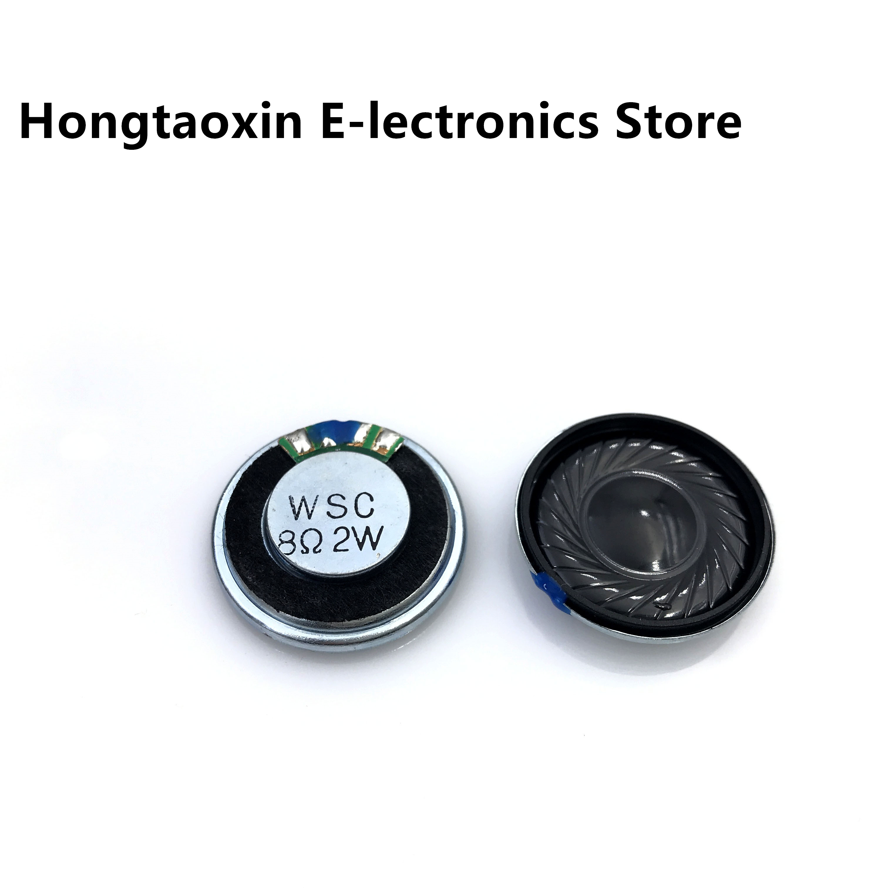 2pcs 8 Ohm 2W 1W Horn 8R 20mm 23mm 26mm 28mm 32mm 36mm 40mm 50mm 57mm Diameter Thickness 5cm Loudspeaker Loud Speaker