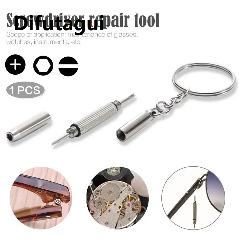 Difutagui mini screwdriver Multi-Function Mini Screwdriver Set Repair Tool Screw Driver Sets Kits Folding