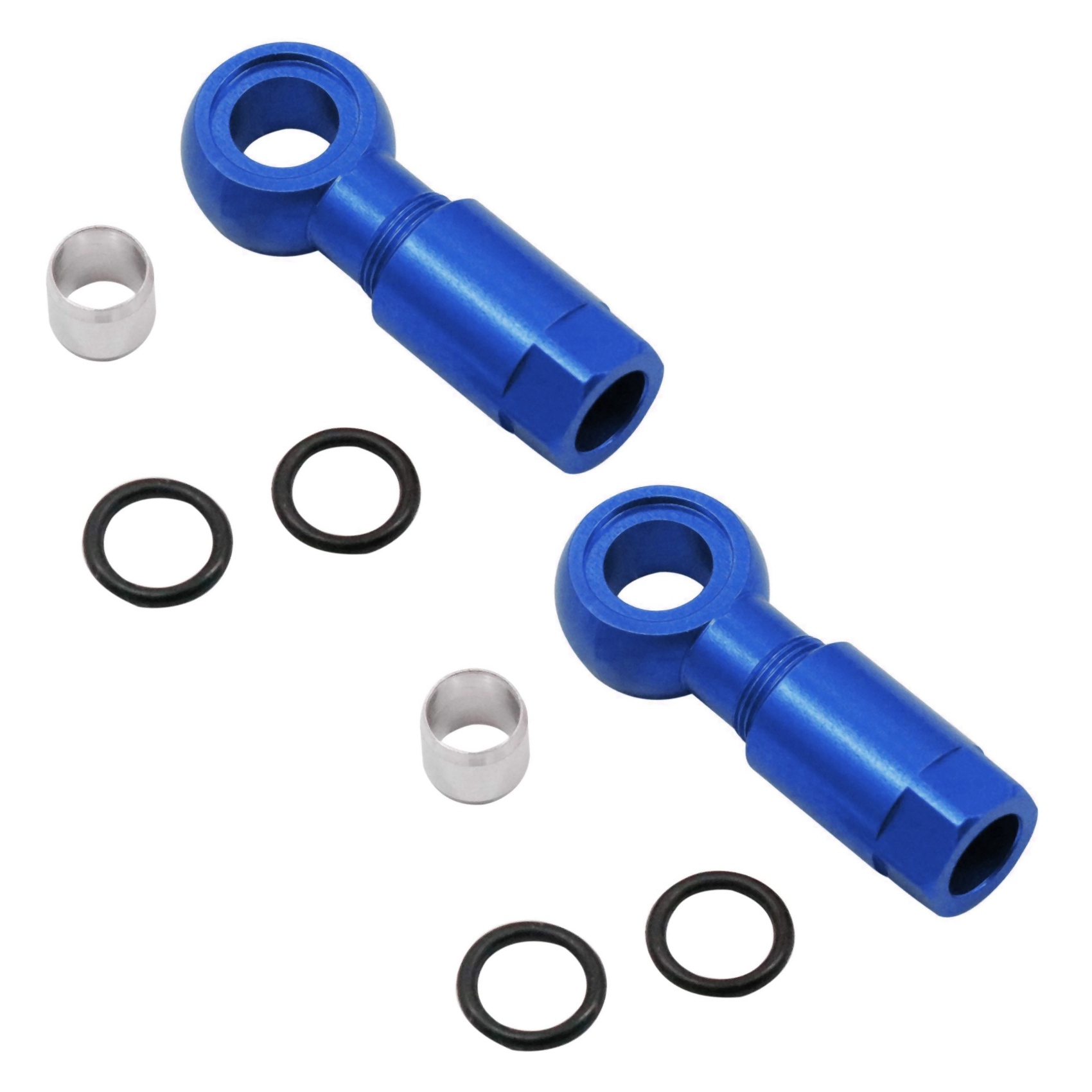 fasdaga 2X Bicycle Hydraulic Disc Brake Hose Needle Olive for XT XTR Cycling Brake Accessories Blue