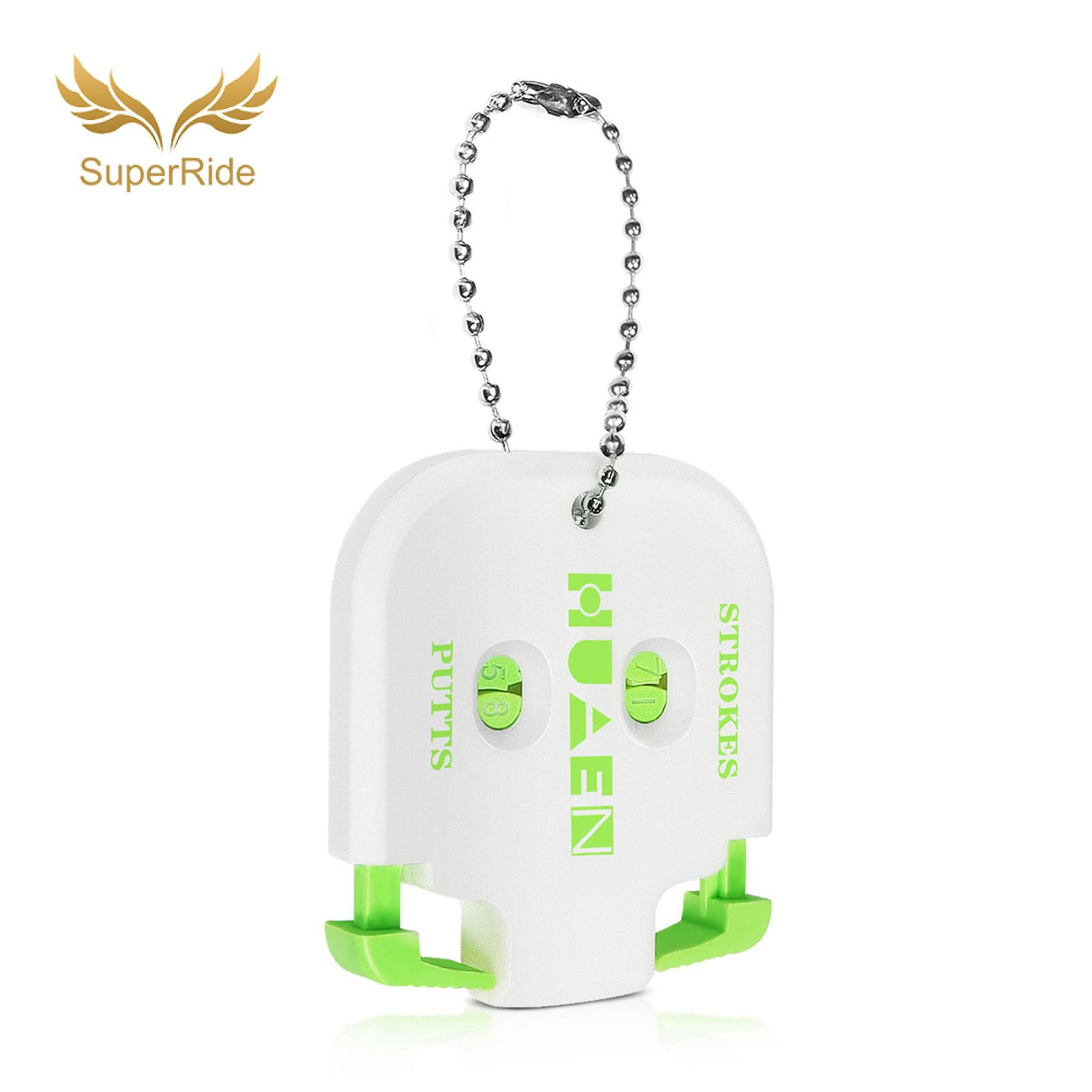 SuperRide Mini Golf Counter Portable Golf Score Counter Bead Chain 2 Digit Strokes Putts Counting Tool Outdoor Sports Score Clicker for Golf