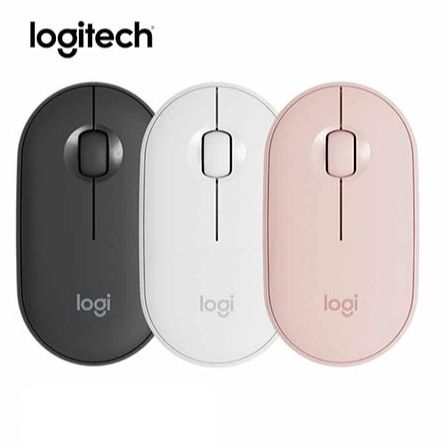 Logitech Pebble Wireless Mouse with Bluetooth - Silent, Slim Mouse
