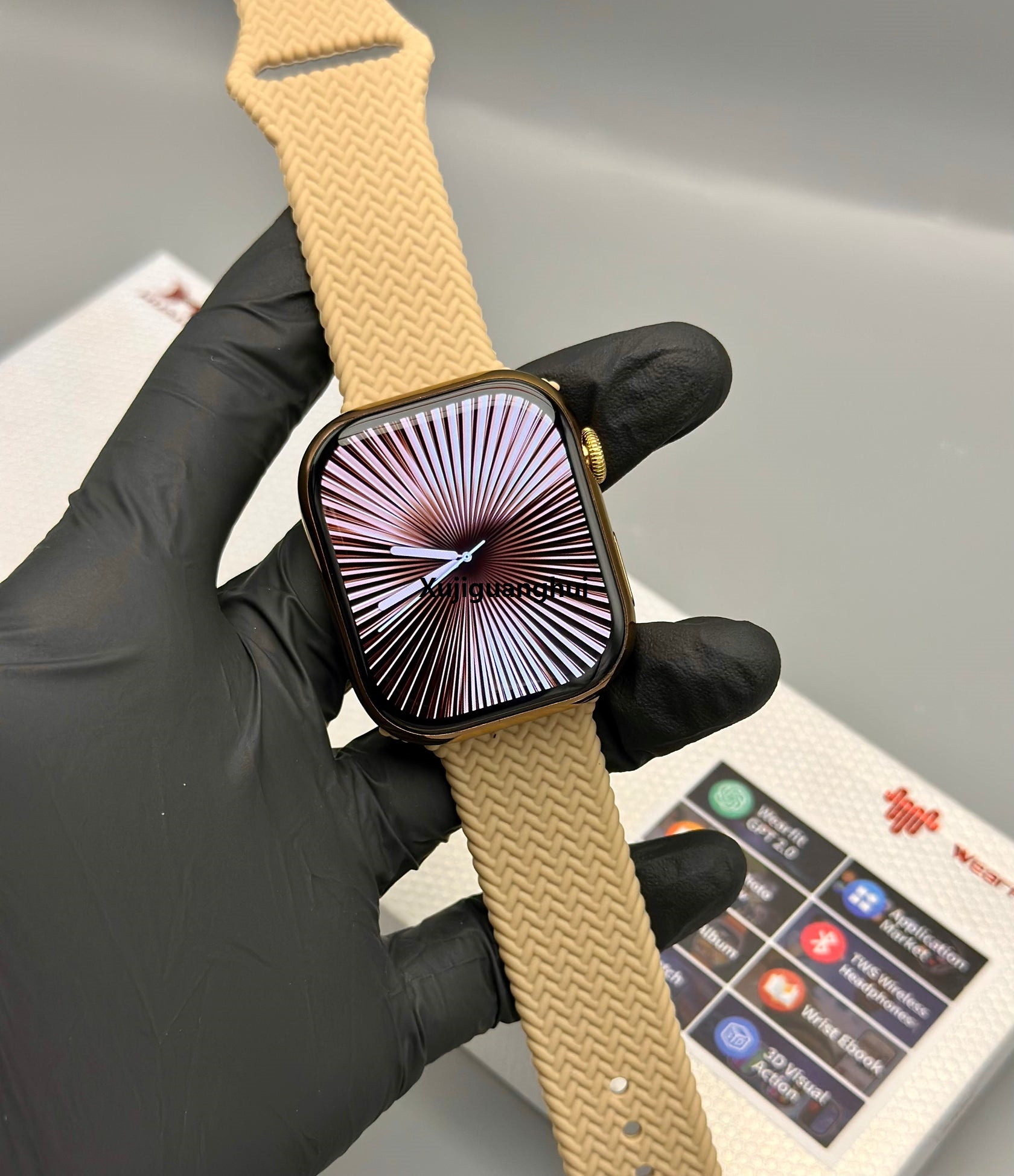 Xujiguanghui HK10 PRO MAX+ Series 10 Smart Watch with Super AMOLED and Curved Display AI ChatGPT, Headset Connectivity and Built-in Storage