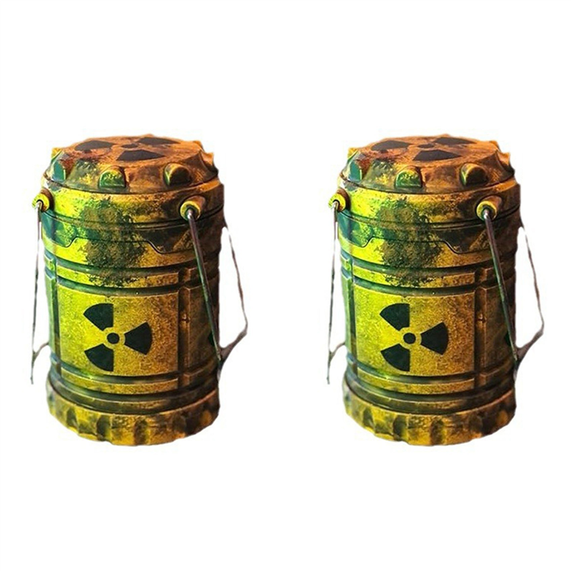 2X Mini Nuclear Reactor Lantern Handheld Light Portable Retro Camping Light Home Outdoor Decoration Birthday Gift