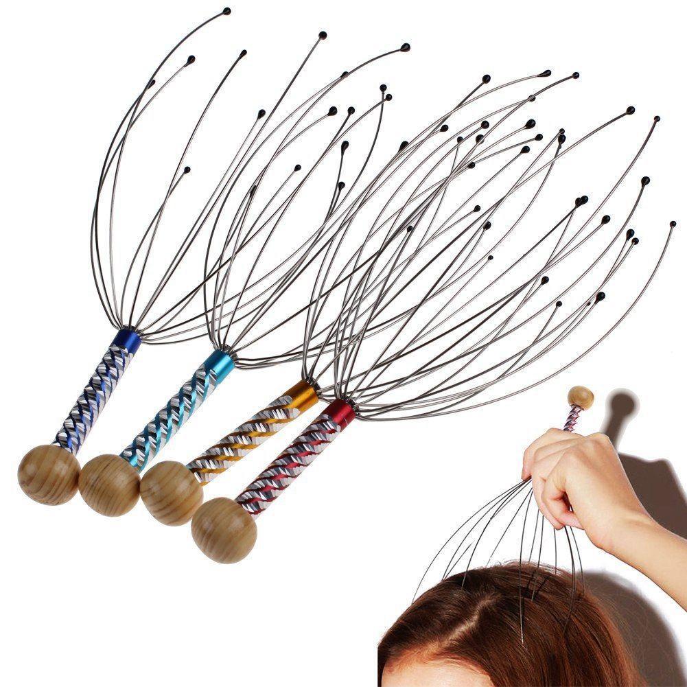 Metal Octopus Scalp Head Scratchier/Massage Relieves Aches Pain Headaches Migranes