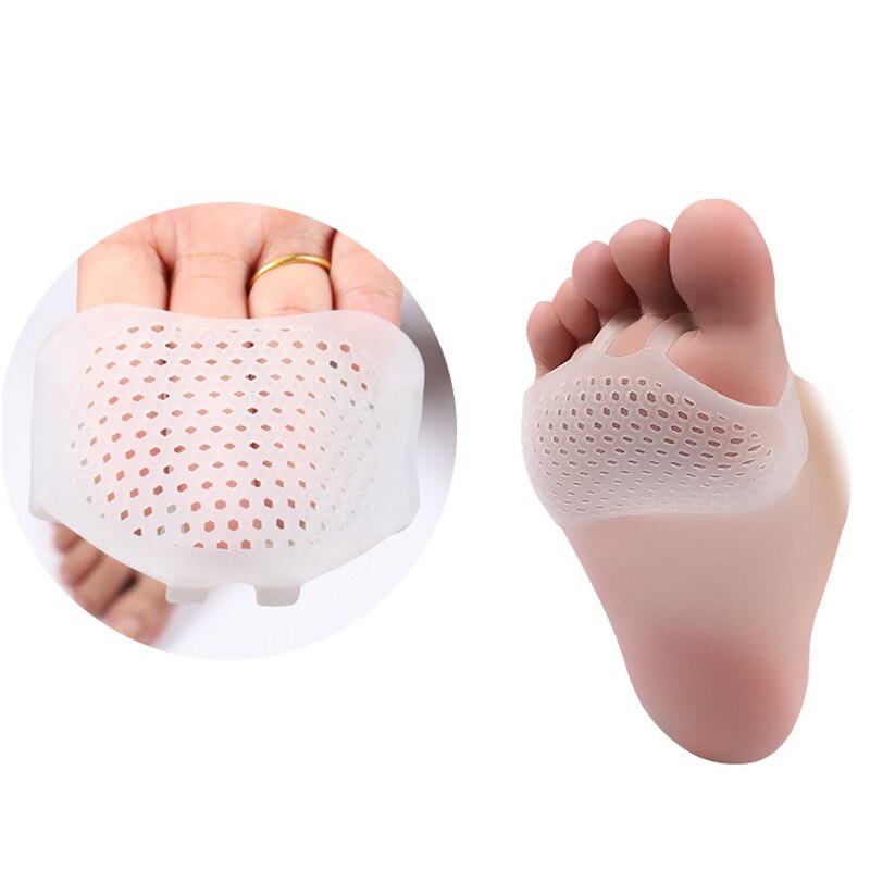 HOT 2pcs=1pair Silicone Toe Separator Cushion Honeycomb Gel Straightener Orthopedic Forefoot Care Pads Shoes Slip Resistant Pedicure