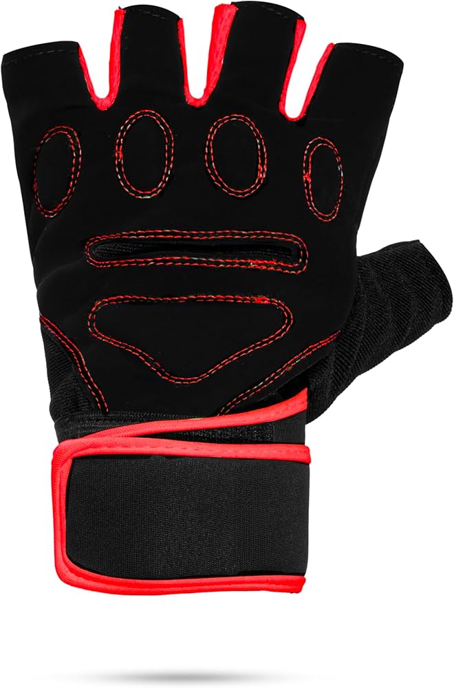 Gym Gloves - Workout Gloves Breathable with Non-slip Shock Absorbing Palm Protection Snug Fit Ideal For Fitness Crossfit Pull Up Cycling Running for Men & Women