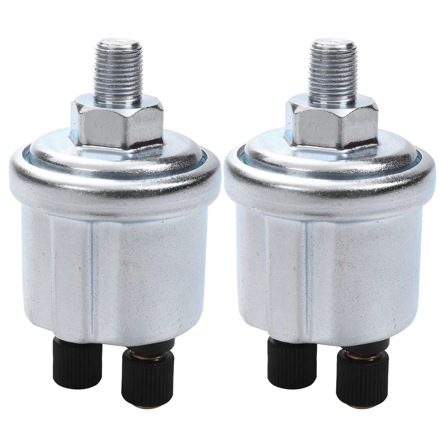 fasdaga 2X Oil Pressure Sensor 0 To 10 Bars 1/8 Npt Generator Part 10Mm Crew Plug Alarm Oil Pressure Sensing Plug