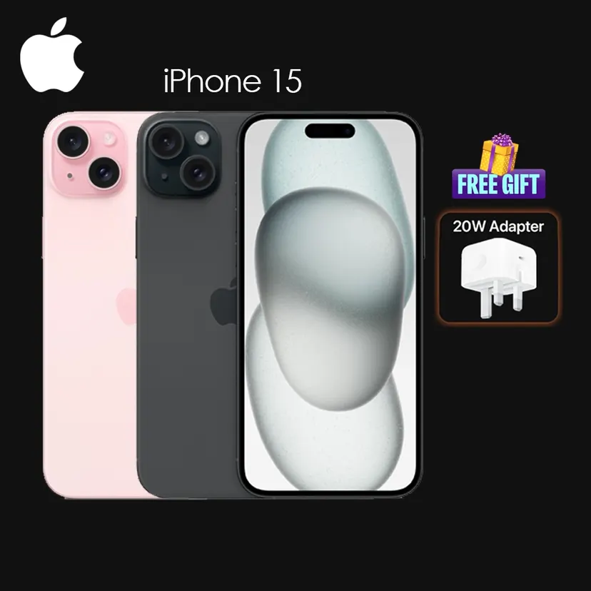 Apple iPhone 15 (128GB) | 6.1" Super Retina XDR OLED Display | A16 Bionic chip | 48MP Dual Camera | 15W Wireless charging Support