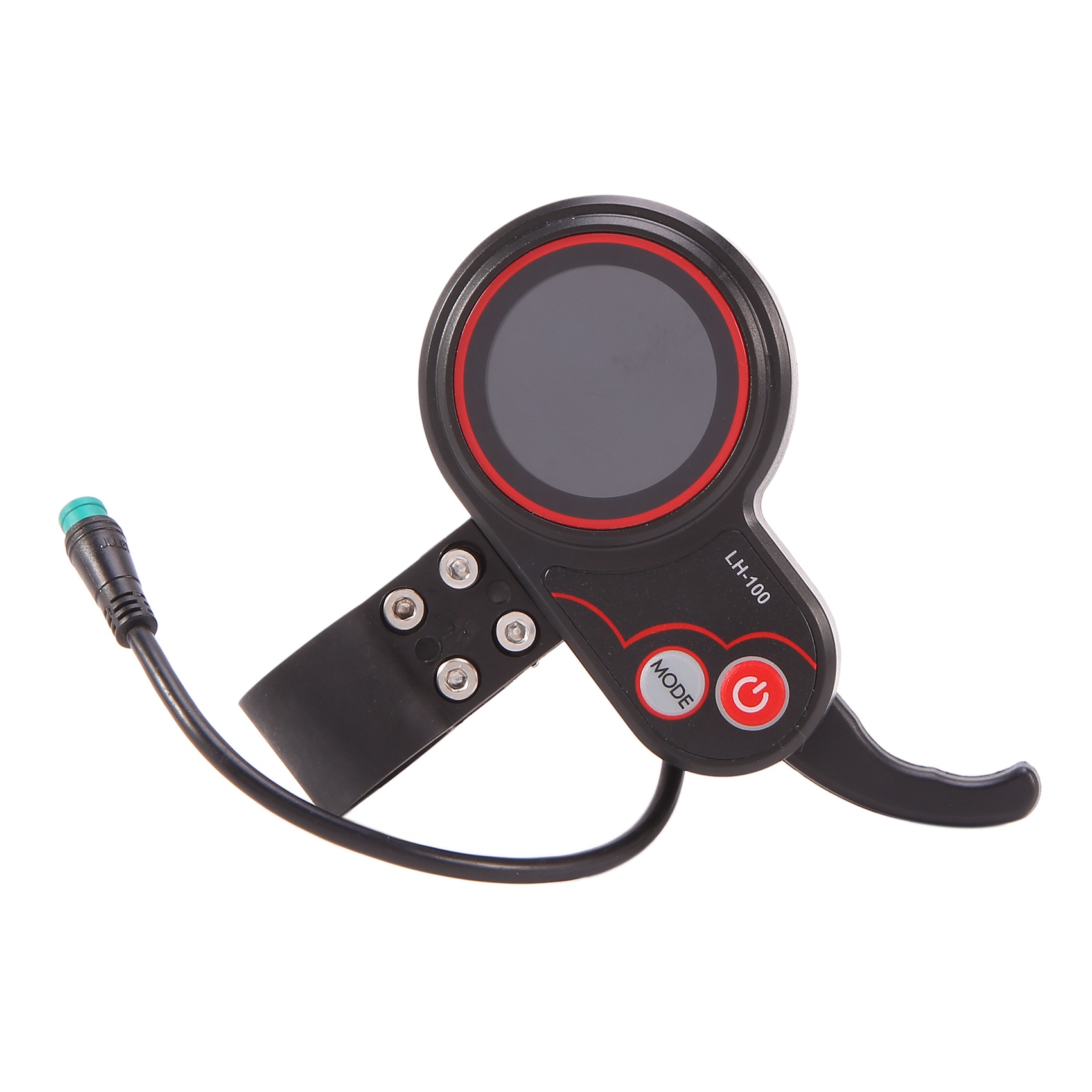OUMERY LCD-LH100 24V/36V/48V/60V 5 Pins Electric Bike Display Thumb Throttle Speedometer Control Panel for Electric Scooter