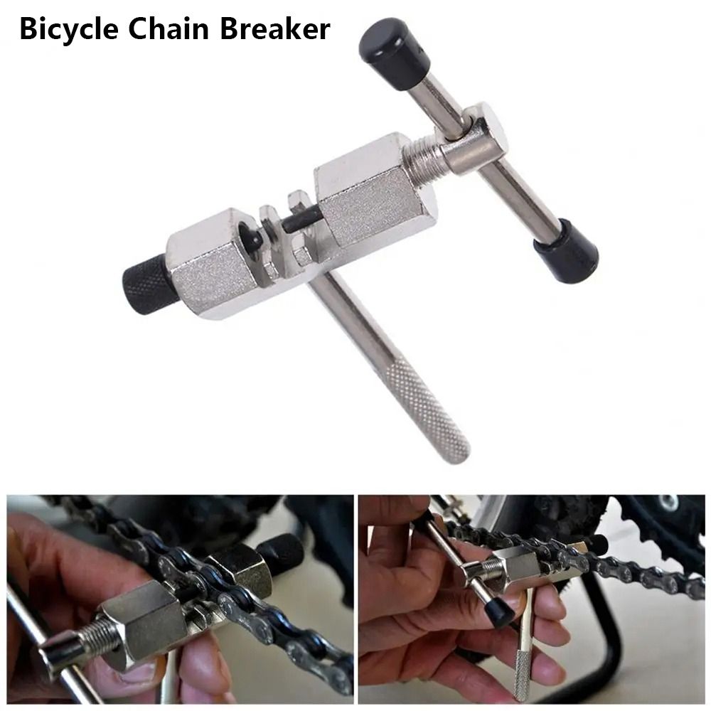 1Pcs Durable Stainless Steel Bicycle Chain Breaker Lightweight Chain Splitter Bike Chain Remover Chain Pin Splitter Bike Maintenance