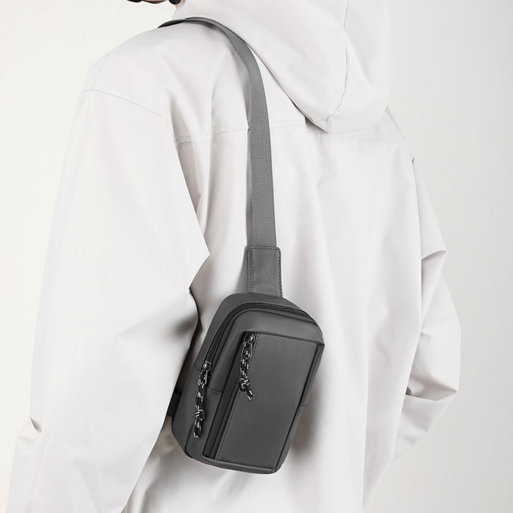 Casual Side Sling Men Chest Bag Oxford Crossbody Bag Male Shoulder Bag Phone Bag Handbag Man Phone Bag Sport