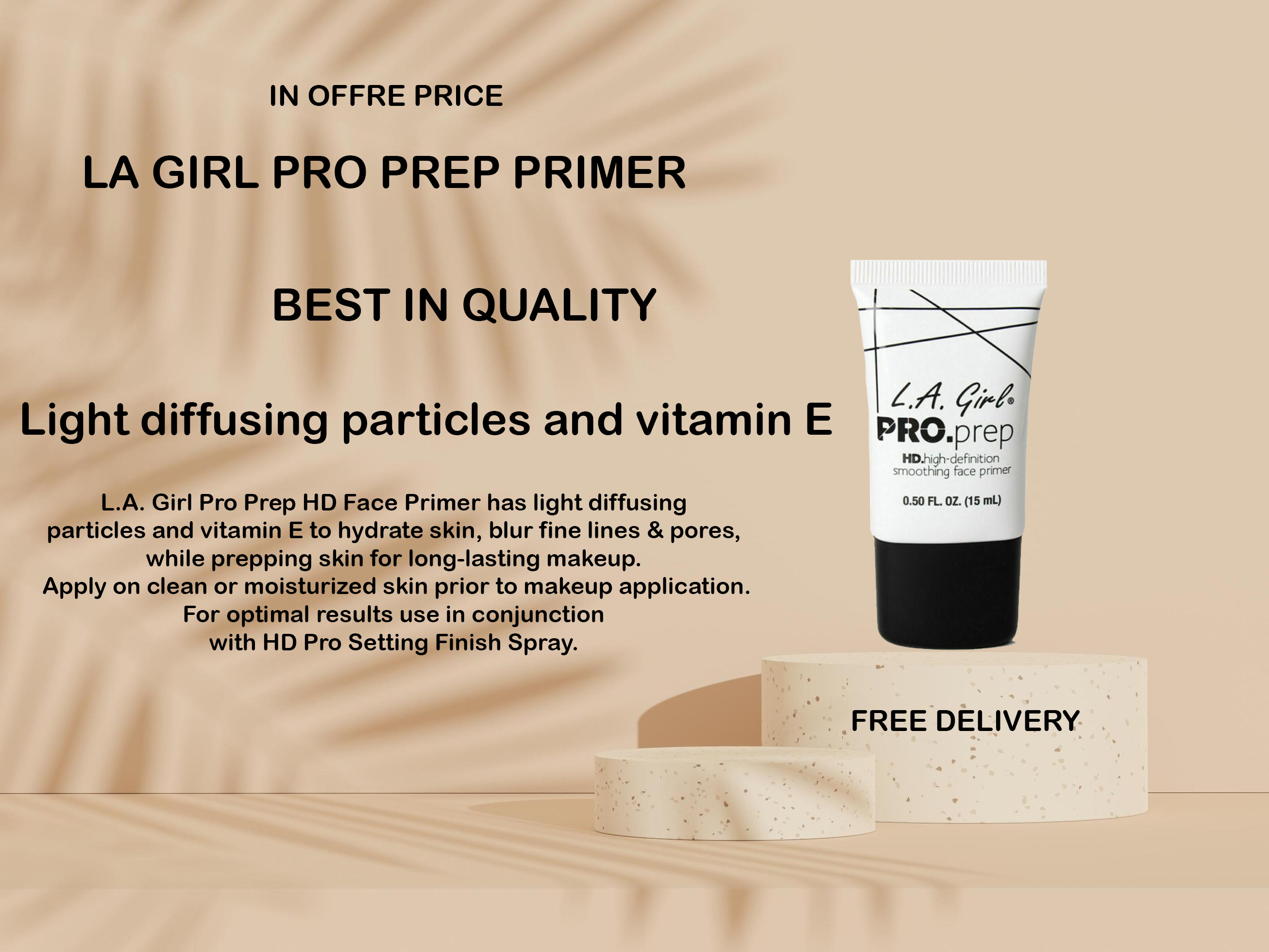 LA GIRL PRO Prep Primer,15ml
