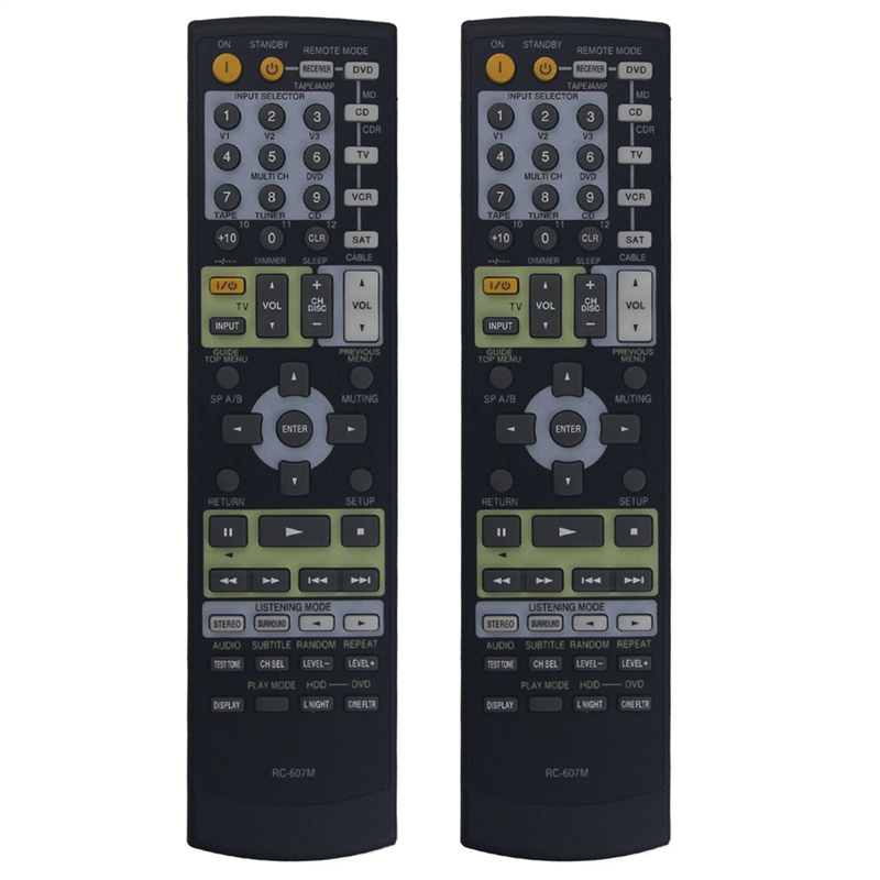 NAMUNY 2X Remote Control Replacement RC-607M for Receiver TX-NR708 TX-SR503 H A1