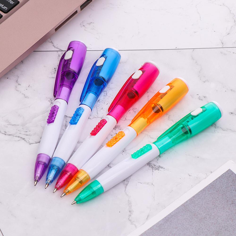 Portable Illumination Multi-function Ball Pens Flashlight Pen Ballpoint Pen LED Light