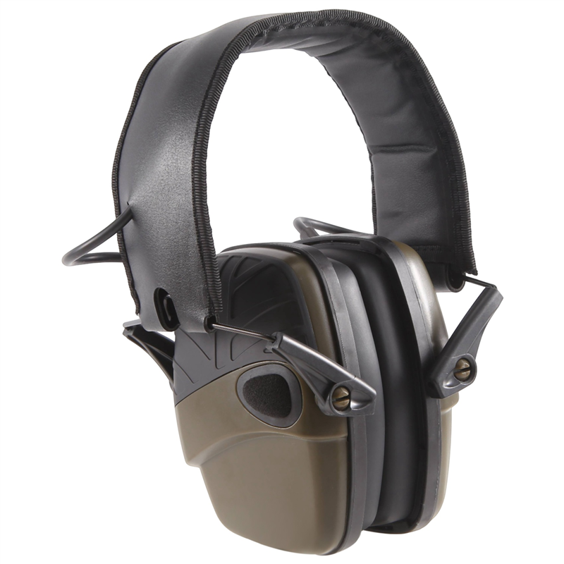 Electronic Earmuffs Electronic Noise-Canceling Multi-Function Convenient Earmuffs Green Silent Earmuffs