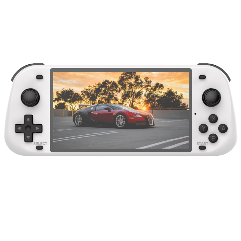 Linux System 128GB R50S Retro Handheld Game Console 5.1inch IPS Screen Dual Player Online Gaming Console